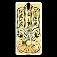 Coque Sony Xperia C5 Islam noir et jaune 25
