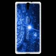 Coque Sony Xperia C5 Astrologie bleue