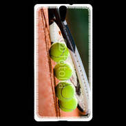 Coque Sony Xperia C5 Raquette de tennis