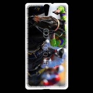 Coque Sony Xperia C5 Course de chevaux