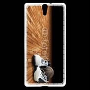 Coque Sony Xperia C5 Chaussures et ballon de basketball