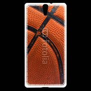 Coque Sony Xperia C5 Fond ballon de basket