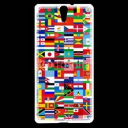 Coque Sony Xperia C5 Drapeaux équipes du monde