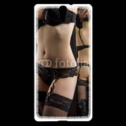 Coque Sony Xperia C5 Charme miroir