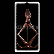 Coque Sony Xperia C5 Sexy danse avec 2 femmes