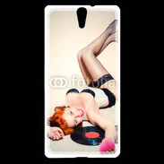 Coque Sony Xperia C5 Pin up musique