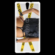 Coque Sony Xperia C5 Enquête de police sexy