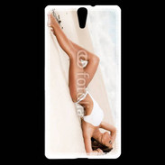 Coque Sony Xperia C5 Sexy à la plage