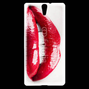 Coque Sony Xperia C5 Bouche sexy gloss rouge