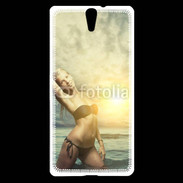 Coque Sony Xperia C5 Femme sexy à la plage 10