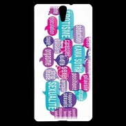 Coque Sony Xperia C5 Nuage de mots sexy