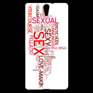 Coque Sony Xperia C5 Nuage de mots sexy 2