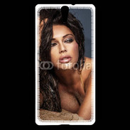 Coque Sony Xperia C5 Portait de brune charmante 5