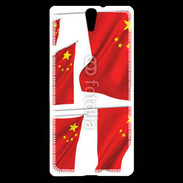 Coque Sony Xperia C5 drapeau Chinois