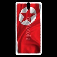 Coque Sony Xperia C5 Drapeau Corée du Nord