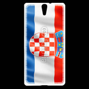 Coque Sony Xperia C5 Drapeau Croatie