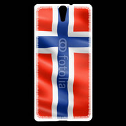 Coque Sony Xperia C5 Drapeau Norvège