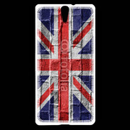 Coque Sony Xperia C5 Graffiti drapeau Angleterre