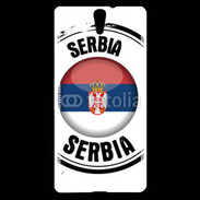 Coque Sony Xperia C5 Logo Serbie