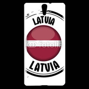 Coque Sony Xperia C5 Logo Lettonie