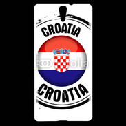 Coque Sony Xperia C5 Logo Croatie