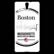 Coque Sony Xperia C5 Logo Boston