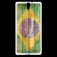 Coque Sony Xperia C5 Drapeau Brésil Grunge 510