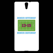 Coque Sony Xperia C5 Bonus Offensif-Défensif Blanc