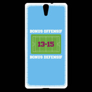 Coque Sony Xperia C5 Bonus Offensif-Défensif Bleu