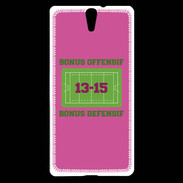 Coque Sony Xperia C5 Bonus Offensif-Défensif Rose