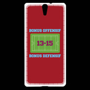 Coque Sony Xperia C5 Bonus Offensif-Défensif Rouge