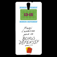 Coque Sony Xperia C5 Merci l'arbitre Bonus offensif-défensif Blanc