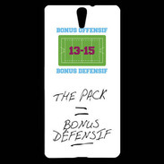 Coque Sony Xperia C5 The pack Bonus offensif-défensif Blanc