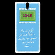 Coque Sony Xperia C5 Les potes Bonus offensif-défensif Bleu