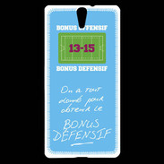 Coque Sony Xperia C5 Obtenir le Bonus offensif-défensif Bleu