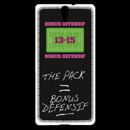 Coque Sony Xperia C5 The pack Bonus offensif-défensif Noir
