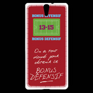 Coque Sony Xperia C5 Obtenir le Bonus offensif-défensif Rouge