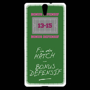 Coque Sony Xperia C5 Fin de match Bonus offensif-défensif Vert