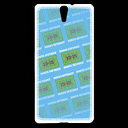 Coque Sony Xperia C5 Dégradé Bonus Offensif-défensif Bleu