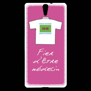 Coque Sony Xperia C5 Médecin Bonus offensif-défensif Rose