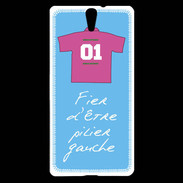 Coque Sony Xperia C5 Pilier gauche Bonus offensif-défensif Bleu