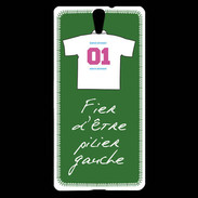 Coque Sony Xperia C5 Pilier gauche Bonus offensif-défensif Vert