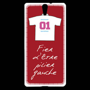 Coque Sony Xperia C5 Pilier gauche Bonus offensif-défensif Rouge