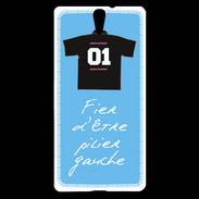 Coque Sony Xperia C5 Pilier gauche Bonus offensif-défensif Bleu 2