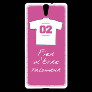 Coque Sony Xperia C5 Talonneur Bonus offensif-défensif Rose