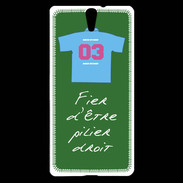 Coque Sony Xperia C5 Pilier droit Bonus offensif-défensif Vert 2