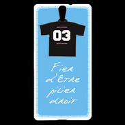 Coque Sony Xperia C5 Pilier droit Bonus offensif-défensif Bleu 2