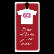 Coque Sony Xperia C5 Pilier droit Bonus offensif-défensif Rouge