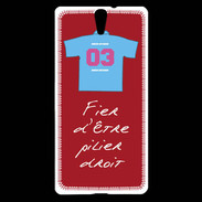 Coque Sony Xperia C5 Pilier droit Bonus offensif-défensif Rouge 2