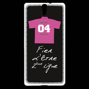 Coque Sony Xperia C5 Deuxième ligne G Bonus offensif Noir